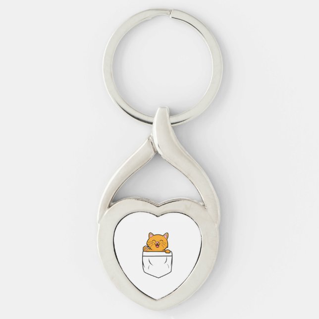 Katzen Tasche     Schlüsselanhänger (Vorderseite)