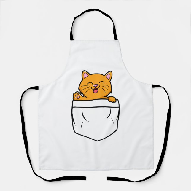 Katzen Tasche     Schürze (Vorderseite)