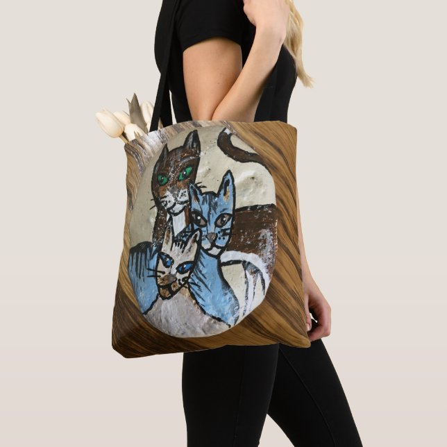 Katzen-Taschen-Tasche (Von Nahem)