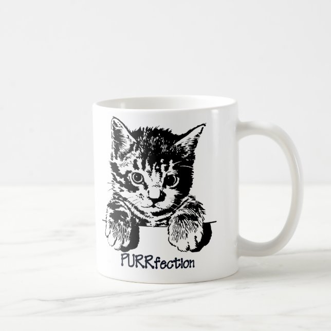 Katzen-Tasse Purrfection Kaffeetasse (Rechts)