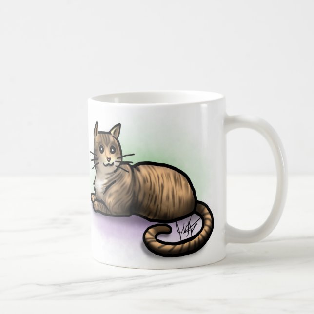 Katzen-Tasse - Tabby Kaffeetasse (Rechts)