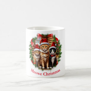 Katzen Tasse zu Weihnachten