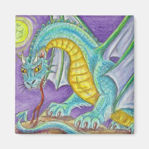 Katzen-Tatzen-Drache-Fantasie-Kunst Magnet