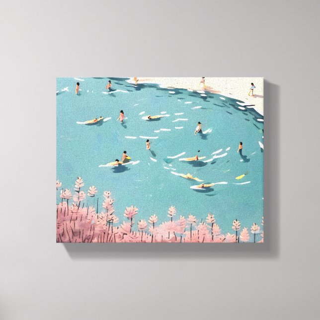 Katzen, Tiere, Haustiere, niedlich, Liebe, Begleit Leinwanddruck (Vorderseite)