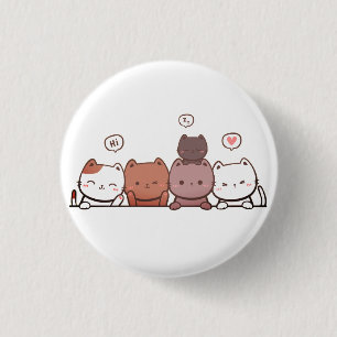 Katzen, Tiere, Spaß Button