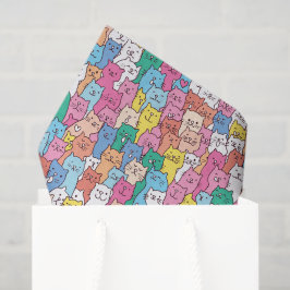 Katzen-Tissue-Papier, Decoupage-Kitty-Kätzchen  Seidenpapier