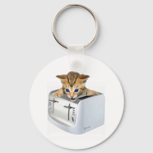 Katzen-Toaster Schlüsselanhänger