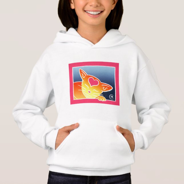 Katzen-Träume Hoodie (Vorderseite)