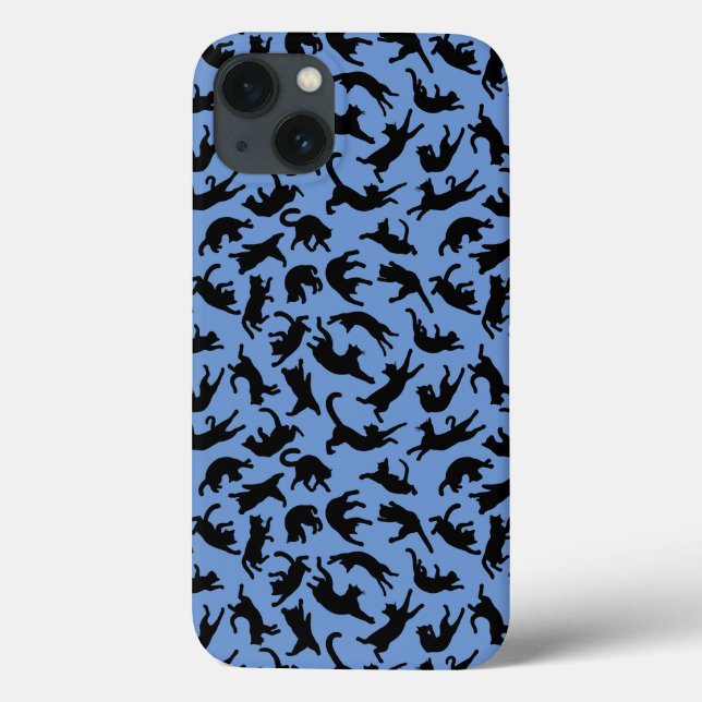 Katzen Tumbling Case-Mate iPhone Hülle (Rückseite)