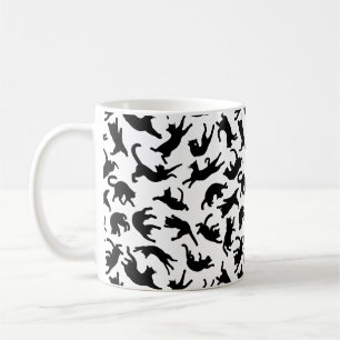 Katzen Tumbling Kaffeetasse