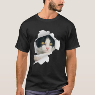 Katzen , Tuxedokatzen, Torntuch, Kätzchen T-Shirt