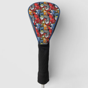 Katzen-u. Hunderoller-Muster Golf Headcover
