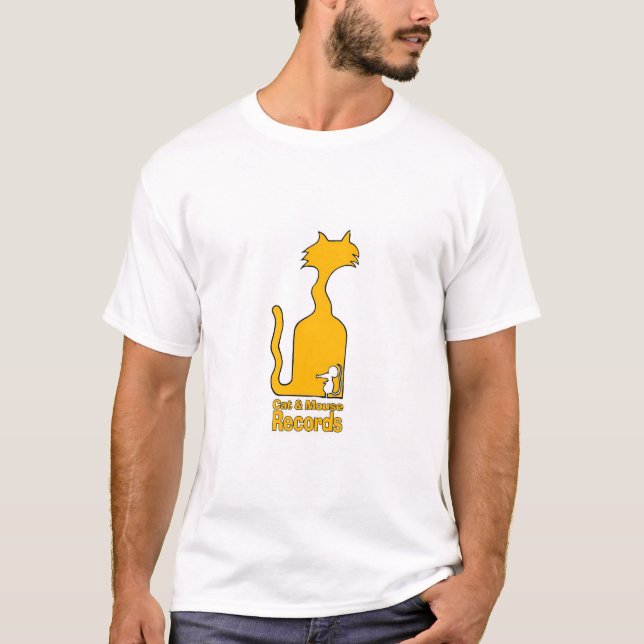 Katzen-u. MäusePlatten T-Shirt (Vorderseite)