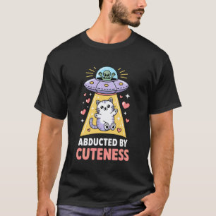 Katzen-UFO-Kätzchen entführt von Niedlichkeits-Ali T-Shirt