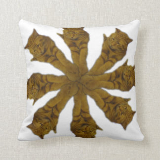 Katzen-Uhr-Kissen Kissen