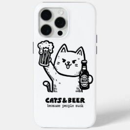 Katzen und Bier 1 Case-Mate iPhone Hülle