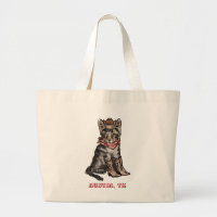 Katzen und Cowboys Tote Bag