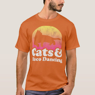 Katzen und Disco-Tänzerinnen T-Shirt