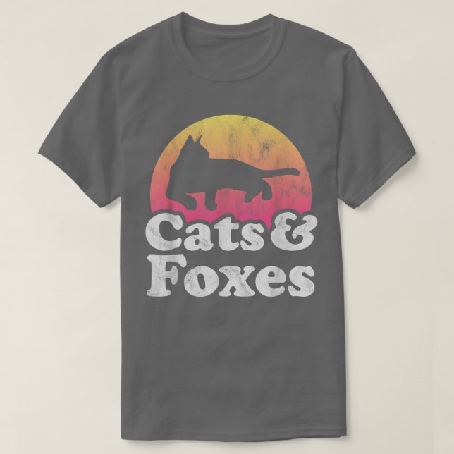 Katzen und Feinde Männer Frauen Jungen oder Mädche T-Shirt (Design vorne)