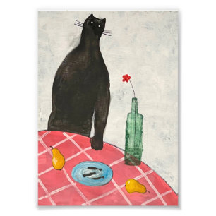 Katzen und Fische Fotodruck