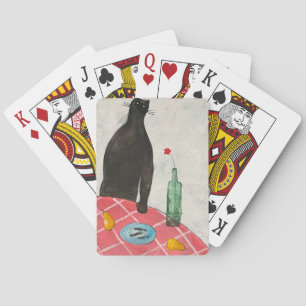 Katzen und Fische Spielkarten