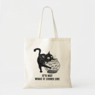 Katzen und Fische Tragetasche