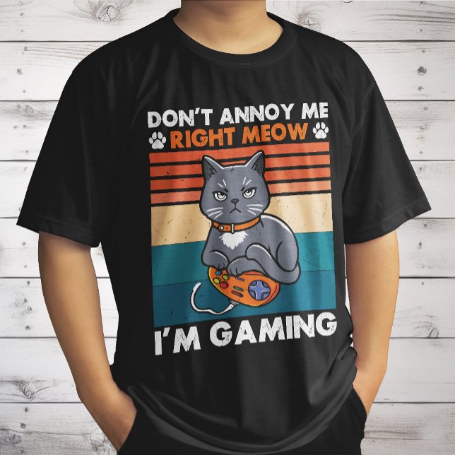 Katzen und Gaming für das Cat Lover Gamer Video Ga T-Shirt (Von Creator hochgeladen)