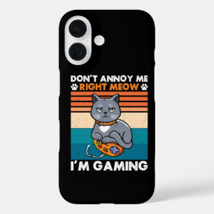 Katzen und Gaming für den Katzenliebhaber Gamer Vi iPhone 16 Hülle