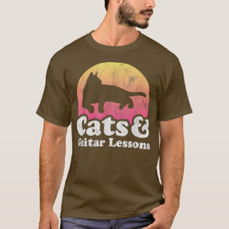 Katzen und Gitarrenunterricht Katzen- und Gitarren T-Shirt