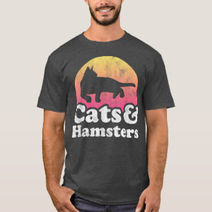 Katzen und Hamster Männer Frauen Hamster oder Mädc T-Shirt