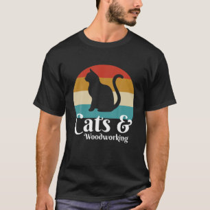 Katzen und Holz T-Shirt