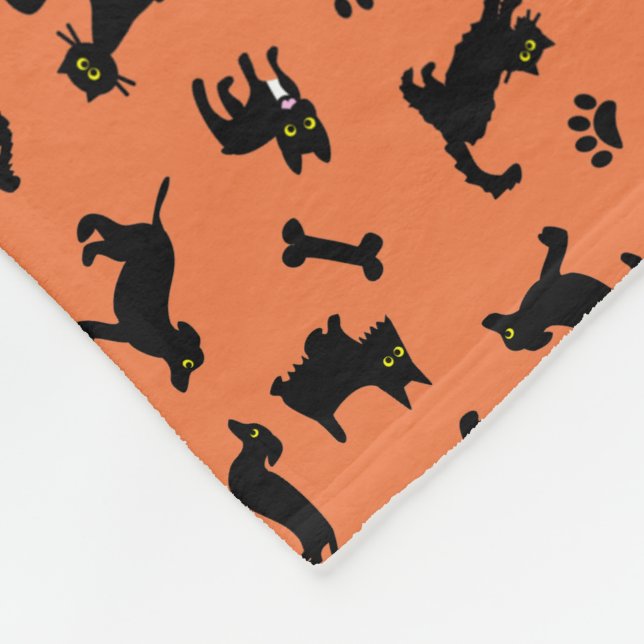 Katzen-und HundeFleece-Decken-Gewohnheits-Farbe Fleecedecke (Ecke)