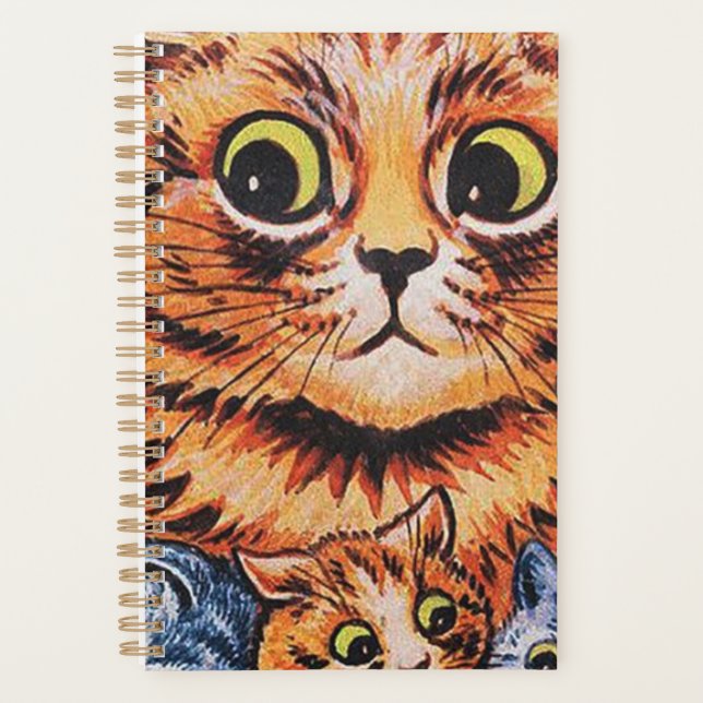 Katzen und ihre Kätzchen Louis Wain Planer (Vorderseite)