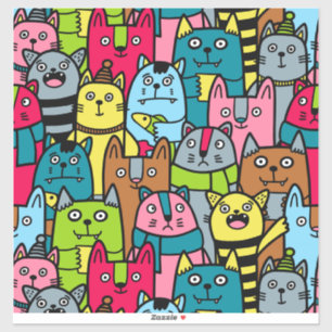 Katzen und Kätzchen Aufkleber