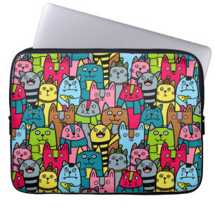 Katzen und Kätzchen Laptopschutzhülle