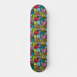 Katzen und Kätzchen Skateboard