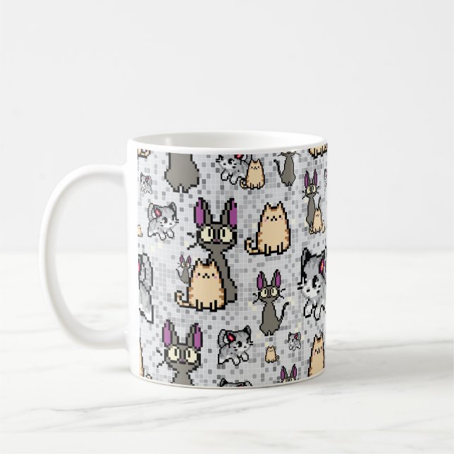 Katzen und Kitten 2 Kaffeetasse (Links)
