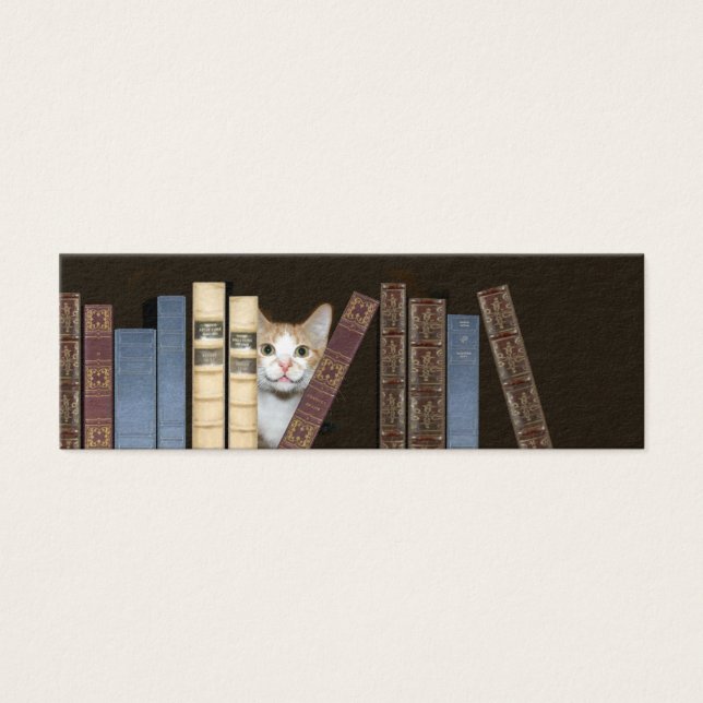 Katzen und Lesezeichen (Vorderseite)