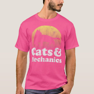 Katzen und Mechaniken, Katzen und Mechan, für Männ T-Shirt