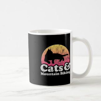 Katzen und Mountainbiken Katze und Mountainbike fü Kaffeetasse