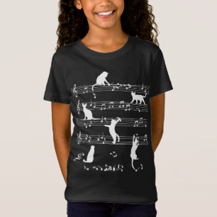 Katzen- und Musikgeschenke, Katzen, Musik T-Shirt