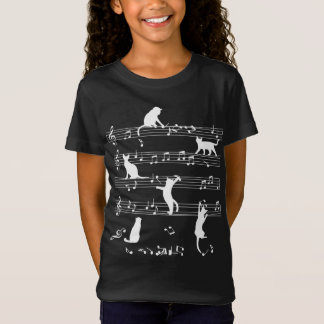 Katzen- und Musikgeschenke, Katzen, Musik T-Shirt