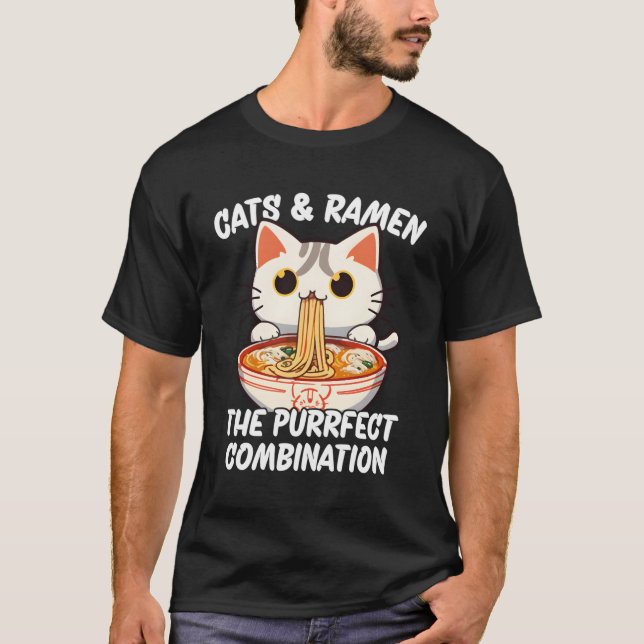 Katzen und Ra die richtige Kombination T-Shirt (Vorderseite)