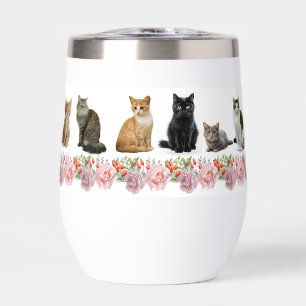 Katzen und Rose