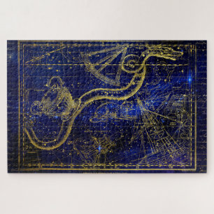 Katzen- und Schlangen-Sternbild-Rätsel Puzzle