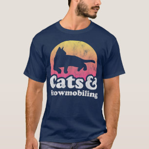 Katzen und Schneemobile, Katzen und Sno T-Shirt