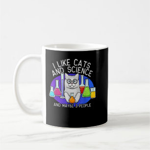Katzen und Shirt der Wissenschaft, Cat Lover Hemd, Kaffeetasse