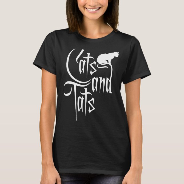 Katzen und Tats  2 T-Shirt (Vorderseite)