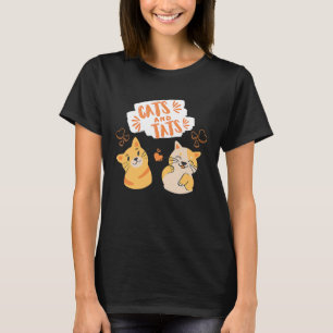 Katzen und Tats Tattoo Tinte Funny Cat Lover T-Shirt