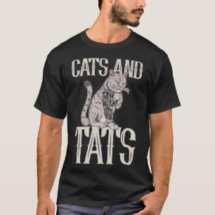Katzen und Tats Tinte Tattoo Lover T-Shirt